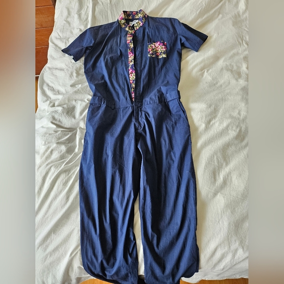 Large Romper Jack Floral Jumpsuit - Picture 3 of 3